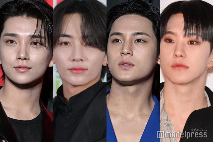 JOSHUA、JEONGHAN、MINGYU、HOSHI/SEVENTEEN(C)モデルプレス