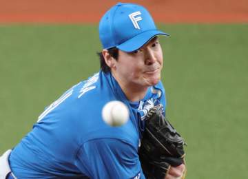日本ハム・有原が26イニングぶり失点 五回にオリックス・来田にソロ被弾