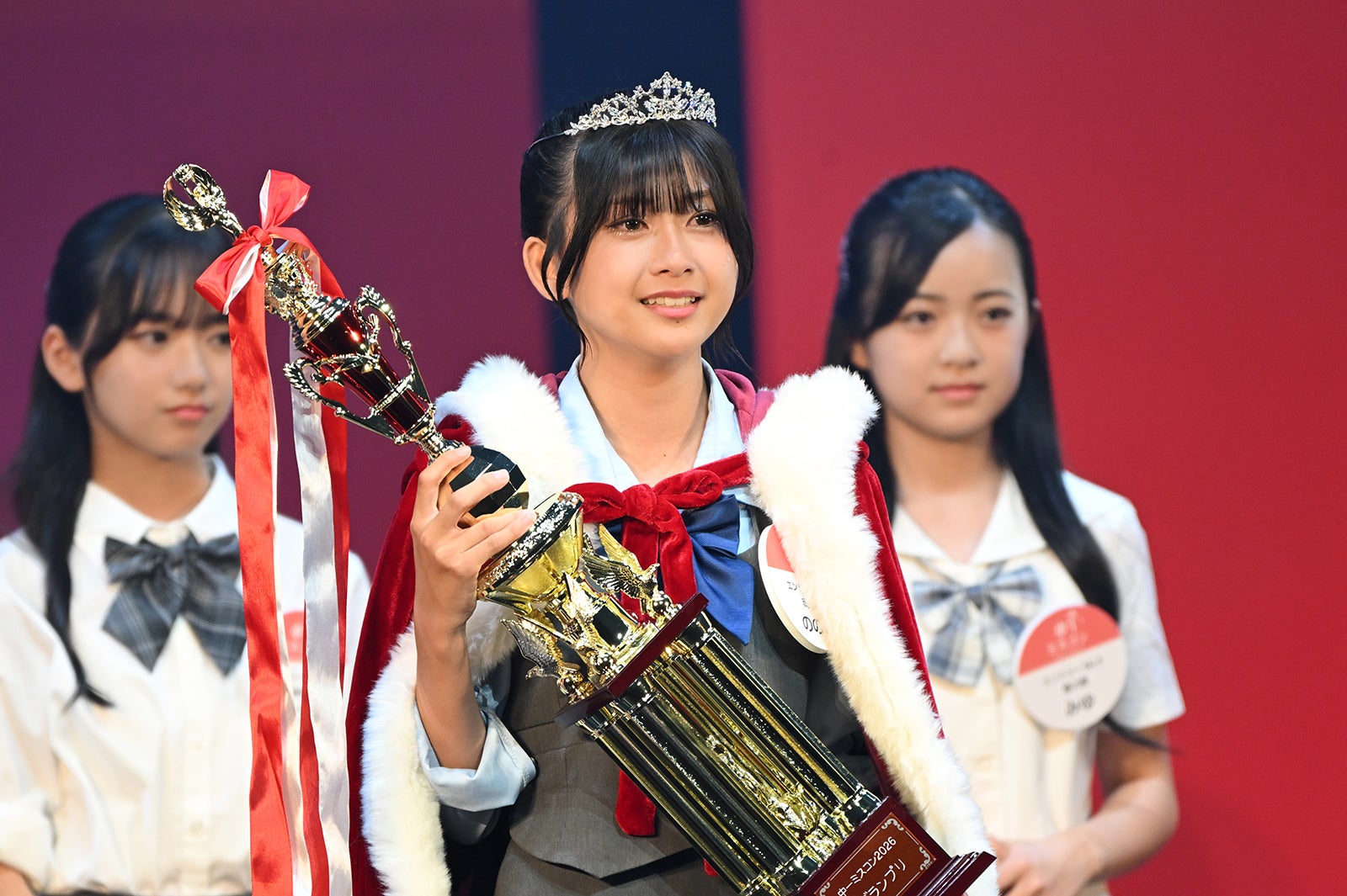 “日本一かわいい中学一年生”決定 岡山県出身・のの花さんがグランプリ【中一ミスコン2026】