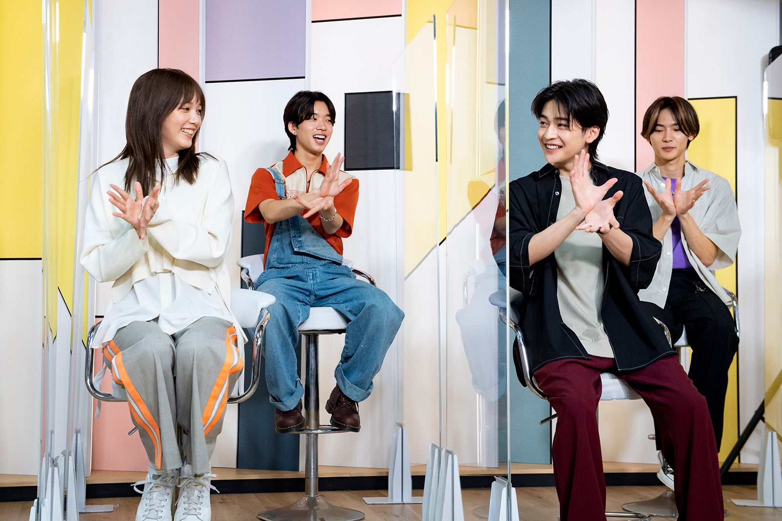 本田翼、森愁斗、高橋文哉、NOA （C）TBS