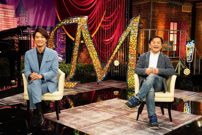 井上芳雄、小池修一郎(提供写真)