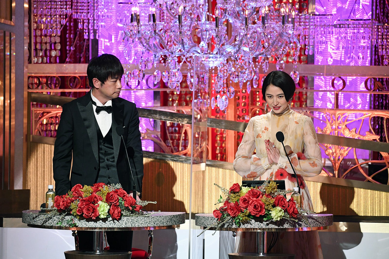 羽鳥慎一、長澤まさみ（C）東京写真記者協会