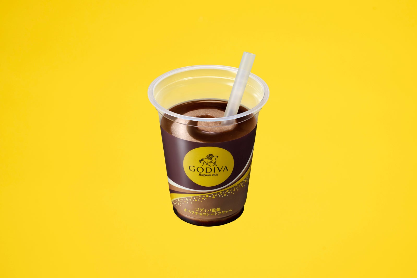 「ゴディバ監修 オペラチョコレートフラッペ」税込460円（提供画像）