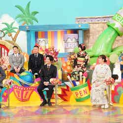 （後列左から）チョコレートプラネット、あの、近藤千尋（前列左から）ヒロミ、田中圭、佐藤栞里（C）日本テレビ