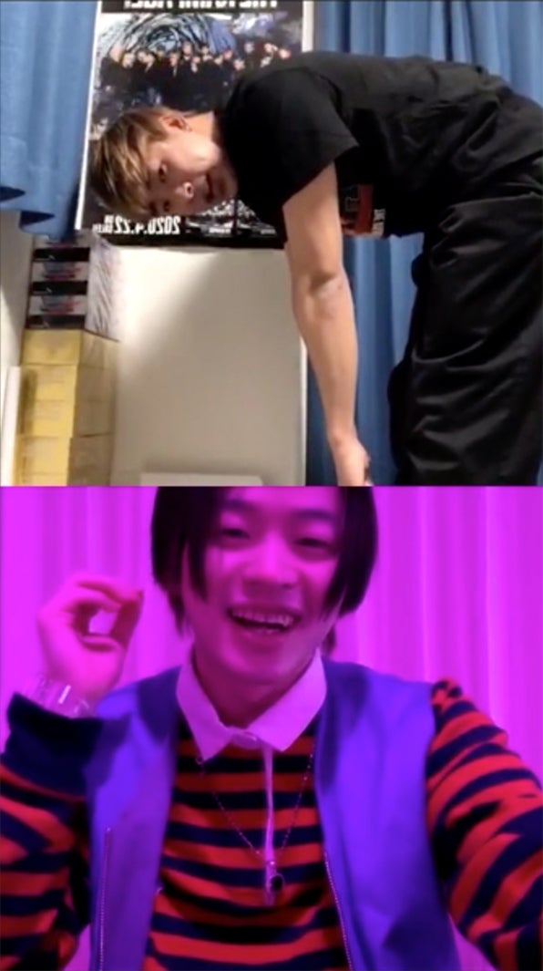 陣＆山本彰吾／インスタライブより（提供画像）