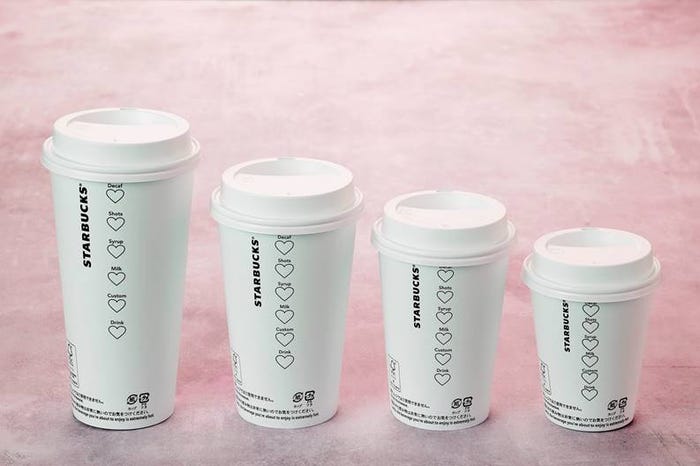 ハートカップ/画像提供:スターバックス コーヒー ジャパン