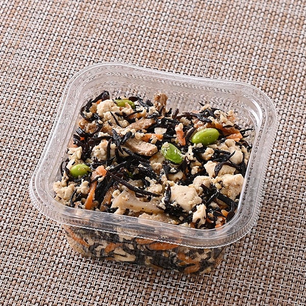 増量 豆腐と枝豆のひじき和え（税込268円）／提供画像
