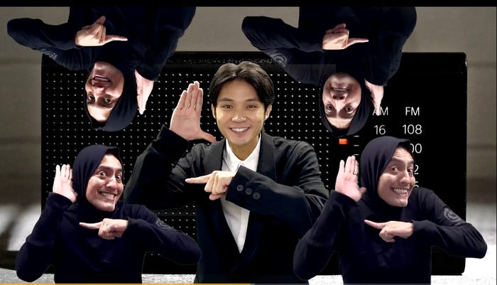 磯村勇斗自作CMの一コマ (提供写真)