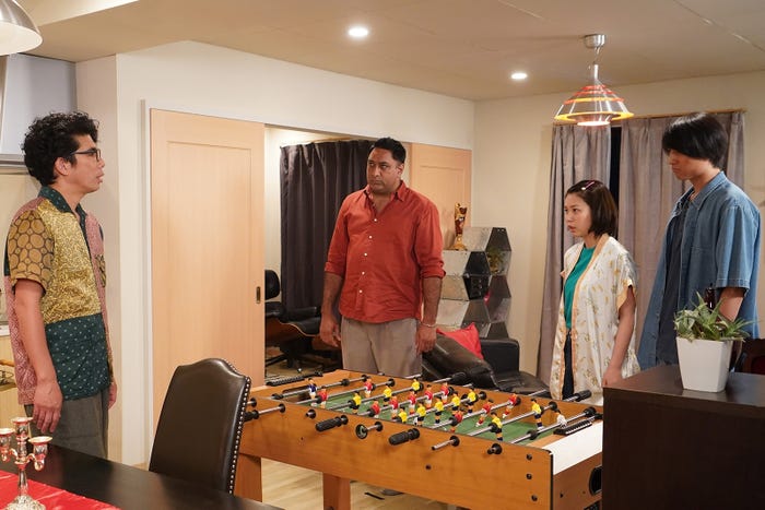 片桐仁、バルビー、金澤美穂、井阪郁巳/「あなたの番です」第12話より(C)日本テレビ