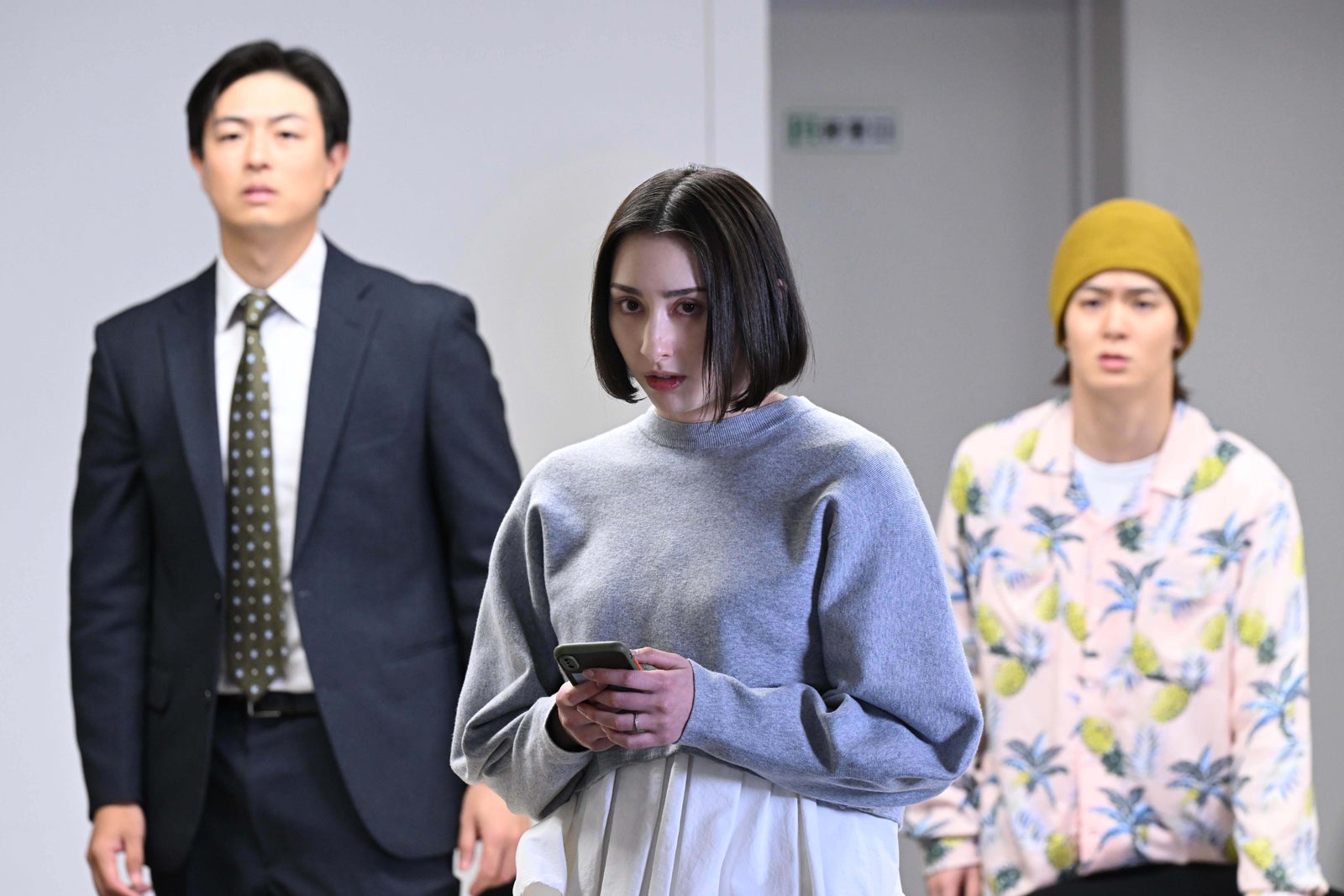 時任勇気、早見あかり、太田駿静「めぐる未来」第9話より（C）読売テレビ