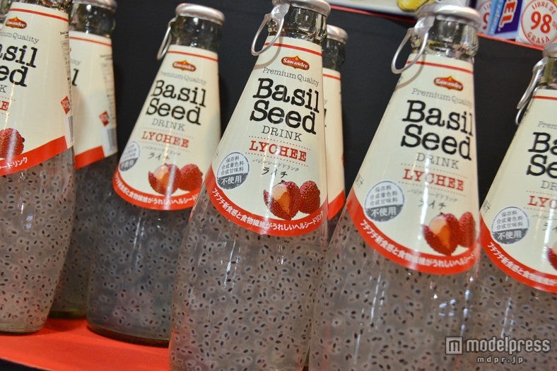 【「FOODEX美食女子」グランプリ受賞商品】株式会社アシストバルール「Sawasdee バジルシードドリンク ライチ」