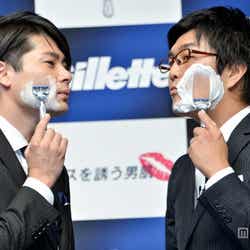 平成ノブシコブシ・吉村崇(左)、徳井健太(右)