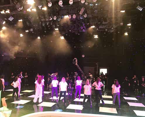 E-girls、11人体制でテレビ初パフォーマンス 「Mステ」リハ風景到着