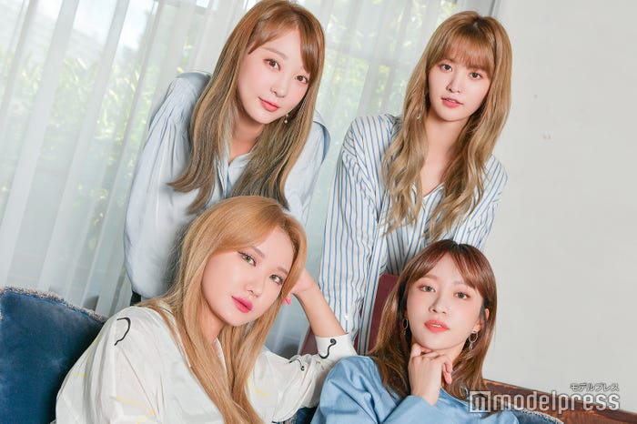 EXID(左上から時計回りに:ヘリン、ジョンファ、ハニ、LE)(C)モデルプレス