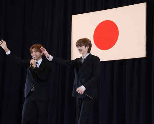 GENERATIONS小森隼&THE RAMPAGE吉野北人、福井の高校にサプライズ訪問 卒業生・保護者からも歓声沸き上がる