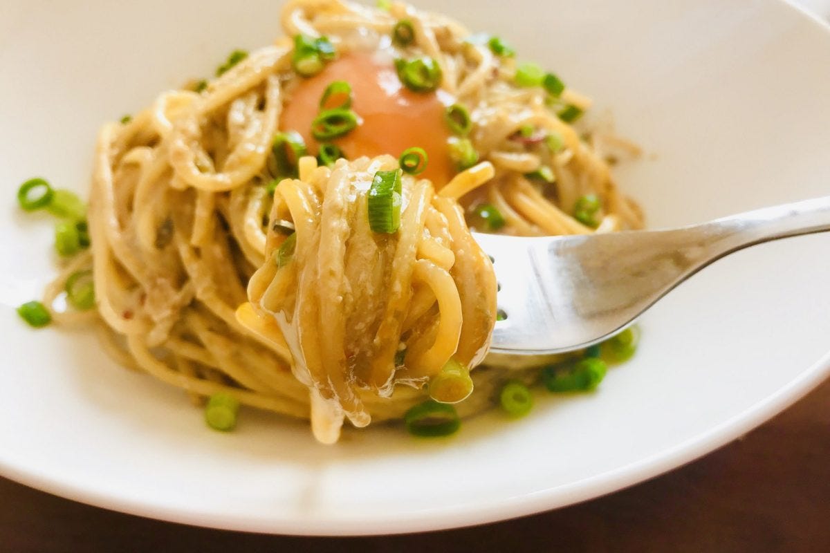 ごはんですよ！カルボナーラ