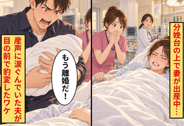 助産師「うそ…」分娩台の上で妻が出産した瞬間⇒夫「もう離婚だ！」産声に涙ぐんでいた夫が目の前で豹変したワケ