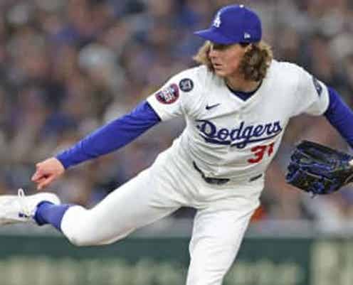 ドジャース グラスノーがまさか 痛恨の逆転3ラン被弾 先頭四球&エドマン失策響く 大谷翔平弾の直後に悪夢