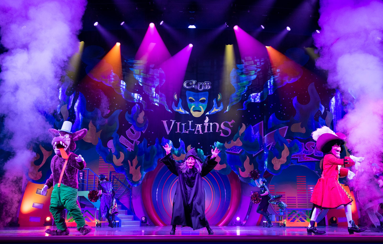 ディズニーヴィランズたちが怪しくもユニークなパフォーマンス／「クラブマウスビート」（C）Disney