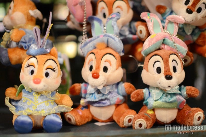 チップ、デール、クラリスのぬいぐるみバッジ