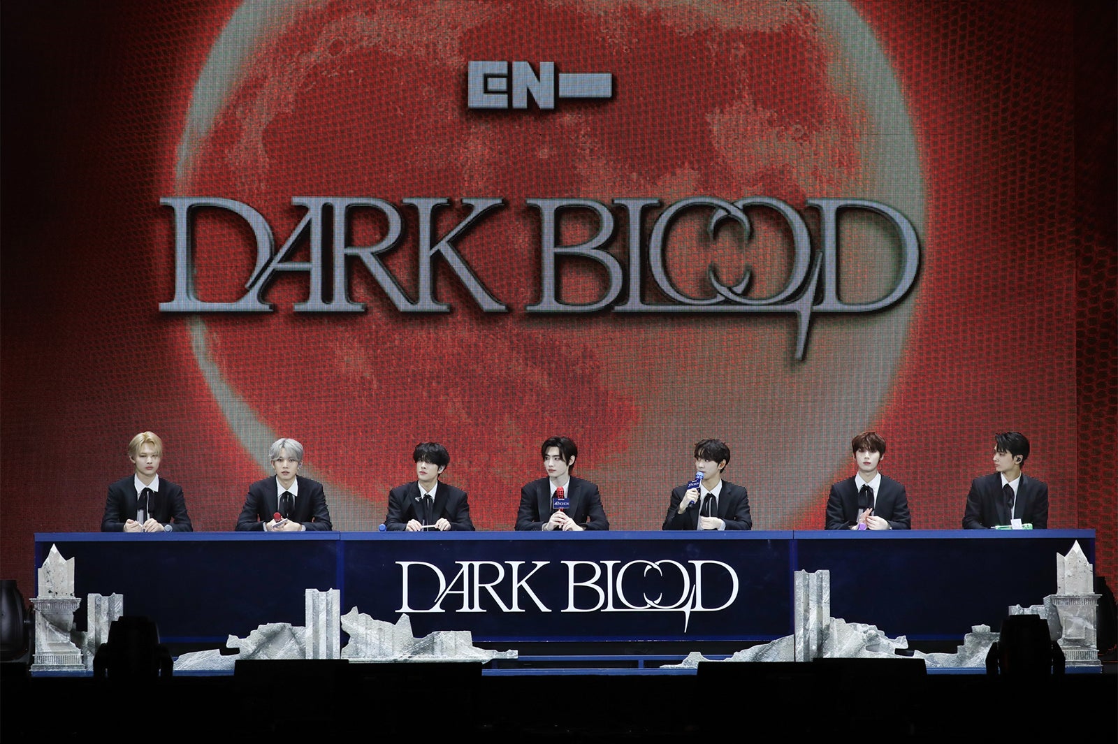 ENHYPEN 4th Mini Album『DARK BLOOD』メディアショーケース（P）＆（C）BELIFT LAB Inc.
