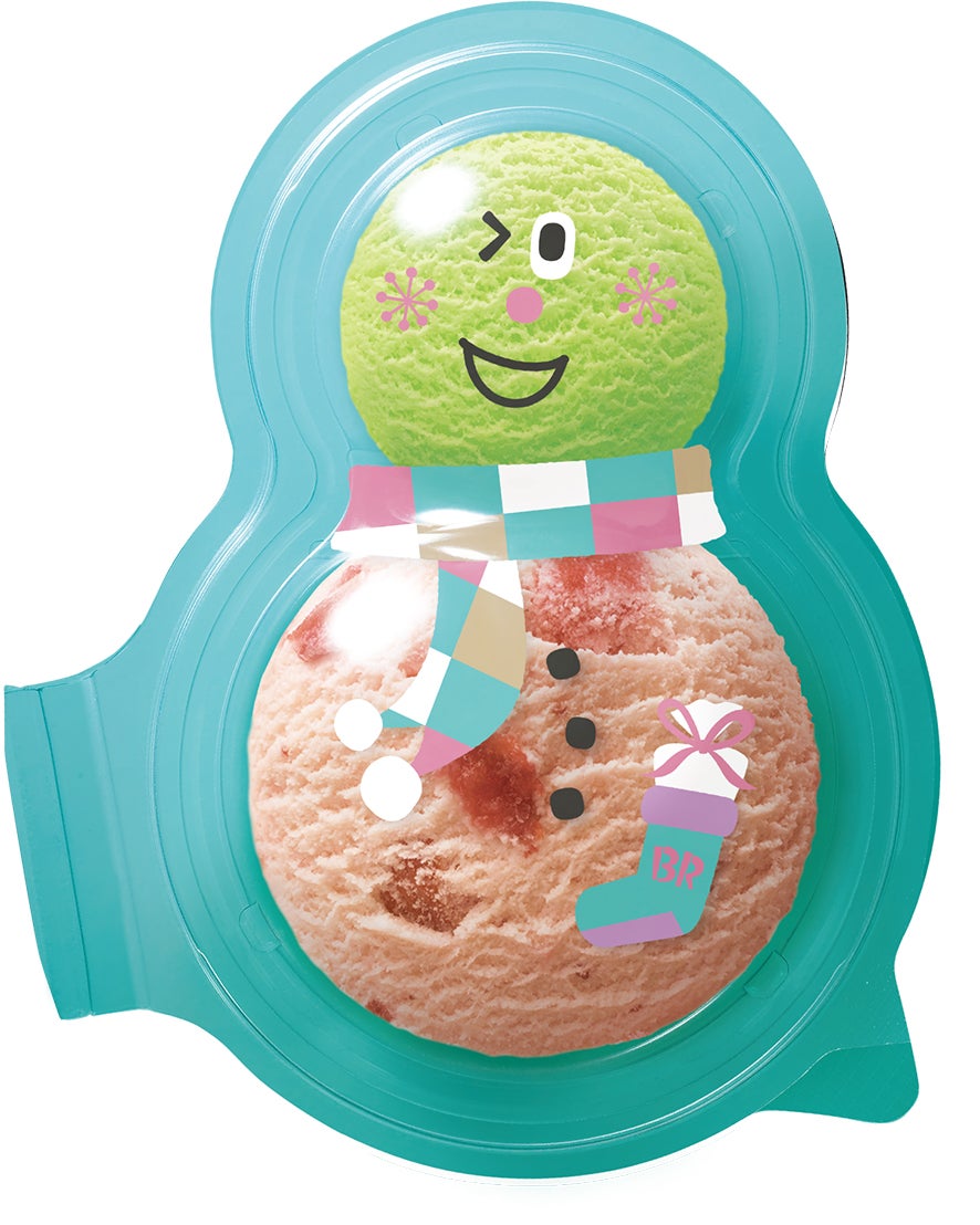 雪だるまパック540円／画像提供：B-R サーティワン アイスクリーム