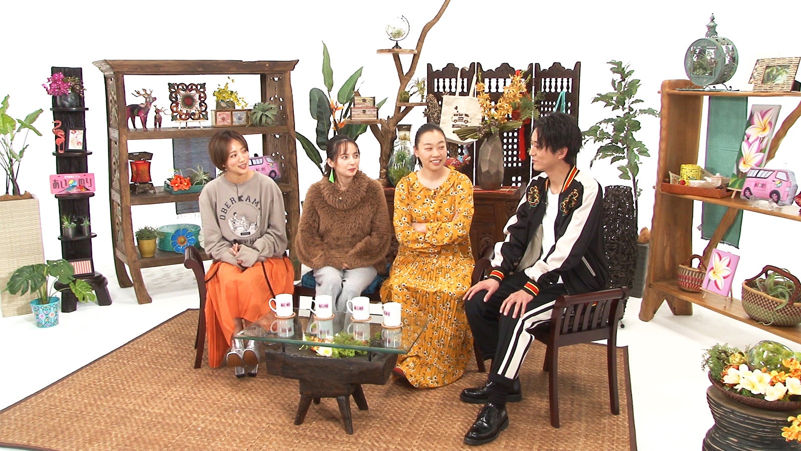 夏菜、ベッキー、いとうあさこ、浅香航大 （C）フジテレビ