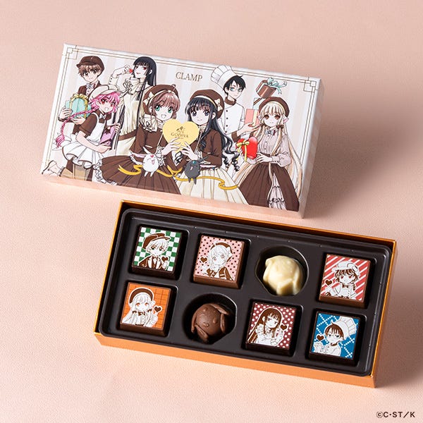 ゴディバ×CLAMP コレクション アソートメント 8粒入3,240円(C)C・ST/K