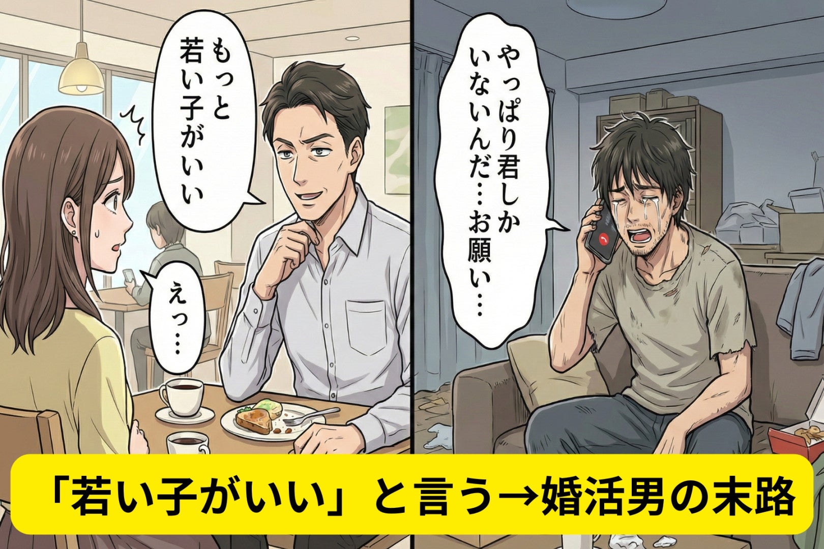 「もっと若い子がいい」と私を捨てた婚活アプリ男（42）の末路が悲惨すぎた