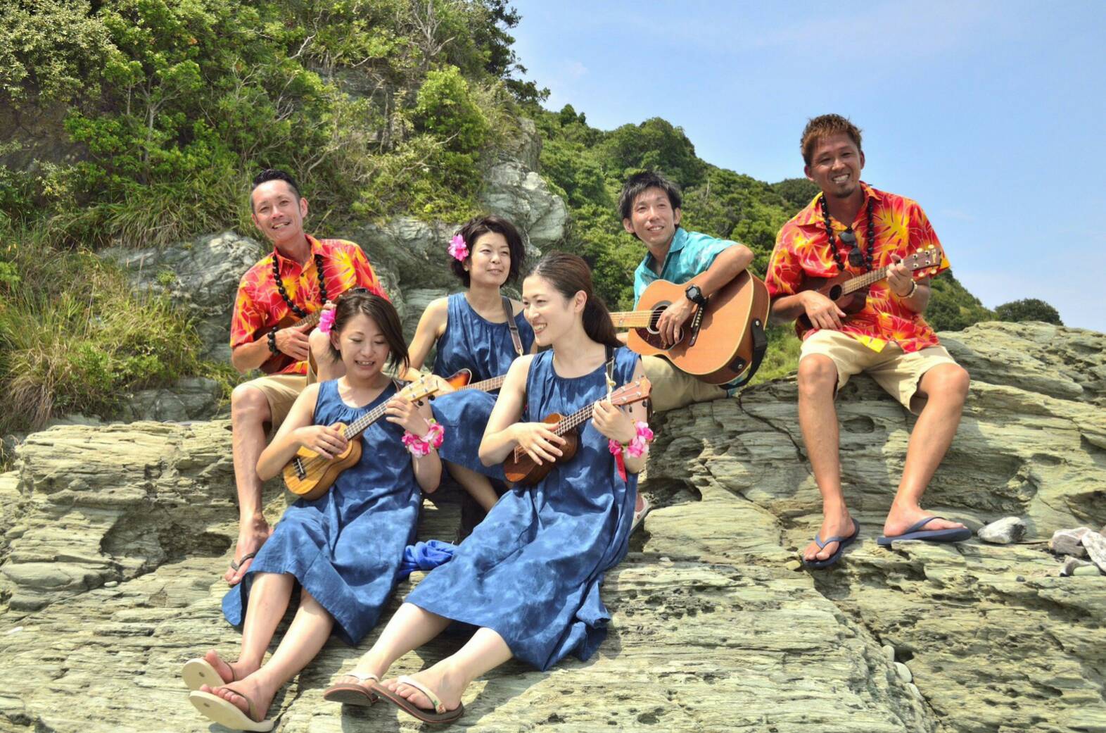 ハワイバンド／画像提供：ジョブライブ