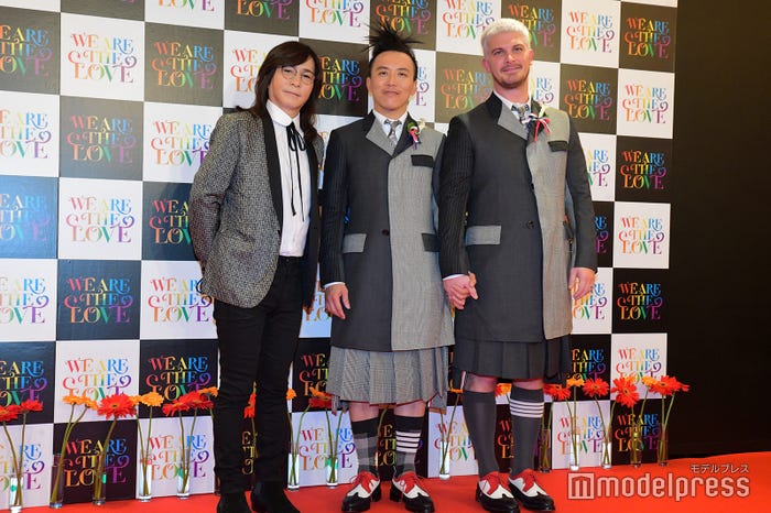 小室哲哉氏、レスリー・キー、ジョシュア・ヴィンセント・オッグさん (C)モデルプレス