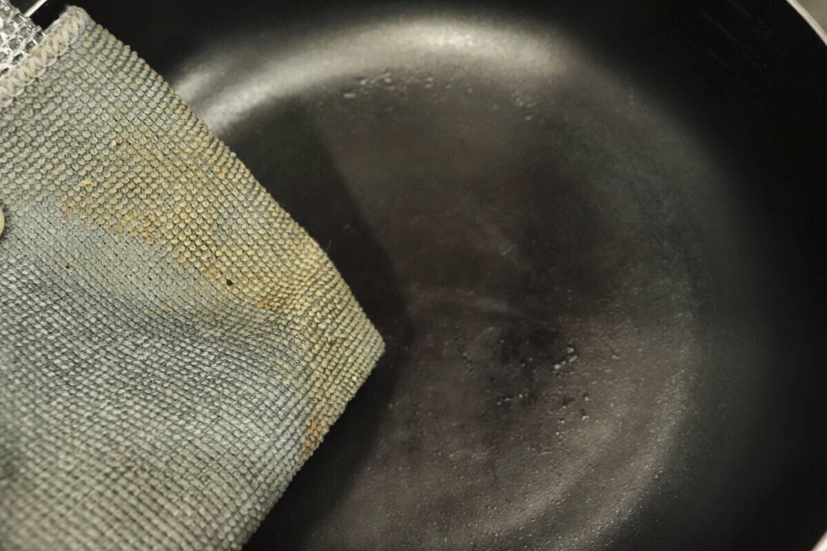 食器用クロス(スクラビング+マイクロファイバー) 使用後 食器用クロス(スクラビング+マイクロファイバー) 使用後
