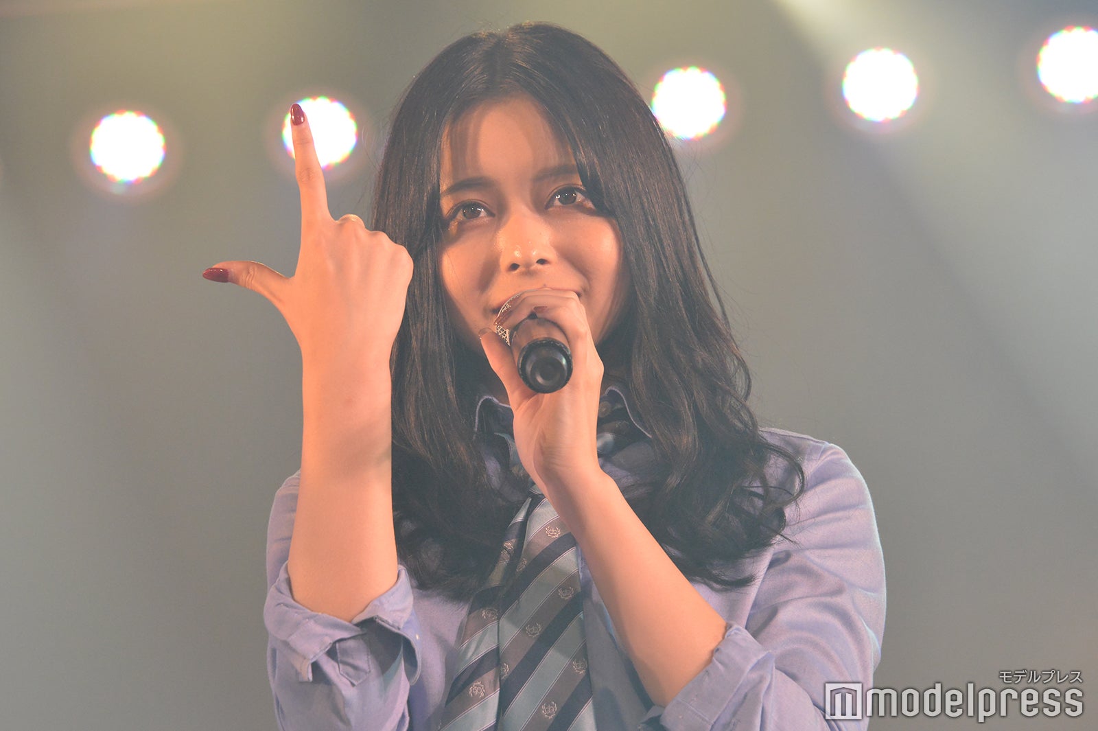 人見古都音／AKB48チーム8「その雫は、未来へと繋がる虹になる。」公演 （C）モデルプレス