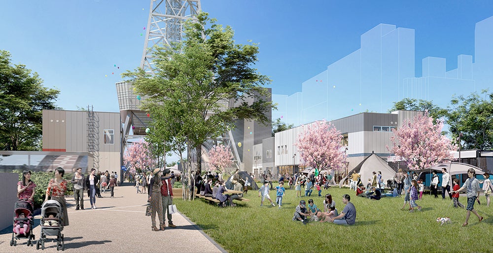 コミュニケーションゾーン／画像提供：三井不動産