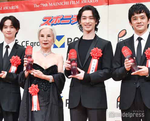 横浜流星・池松壮亮ら「第79回毎日映画コンクール」贈呈式に受賞者集結