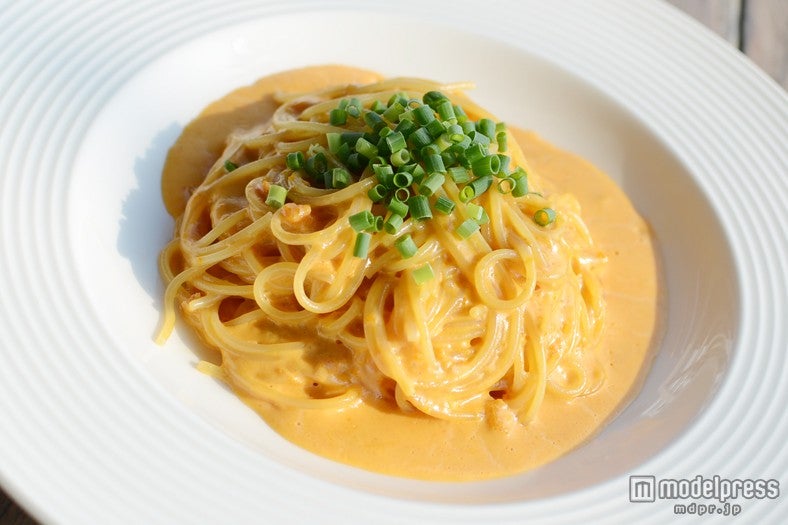 「新鮮なウニのクリームスパゲッティーニ」￥1，600