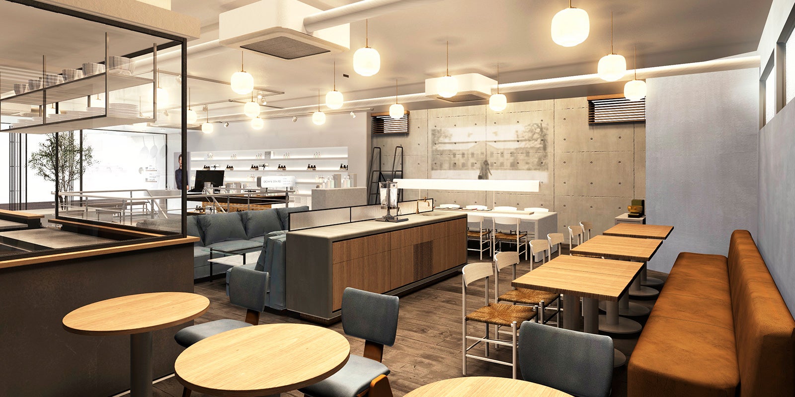 カフェ／画像提供：株式会社ローレル