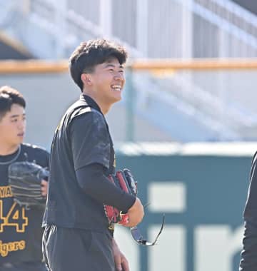 阪神 新人合同自主トレがスタート ドラ1立石「充実してました。この期間を有効に使いたい」