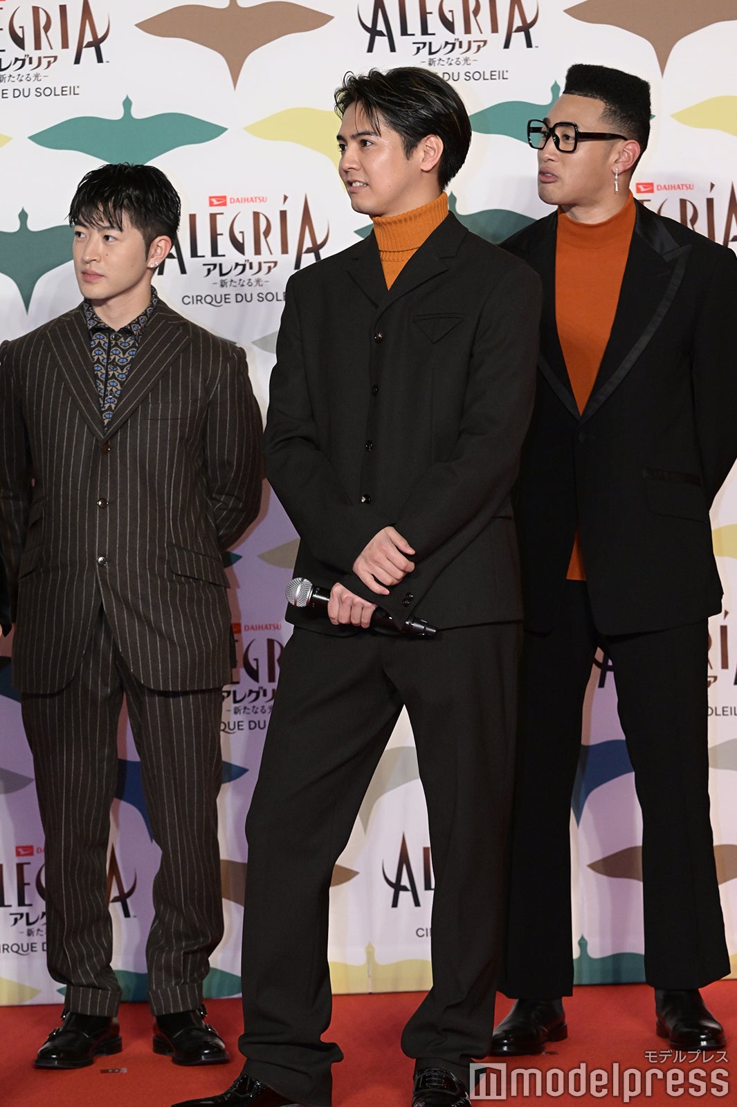 佐野玲於、片寄涼太、関口メンディー （C）モデルプレス