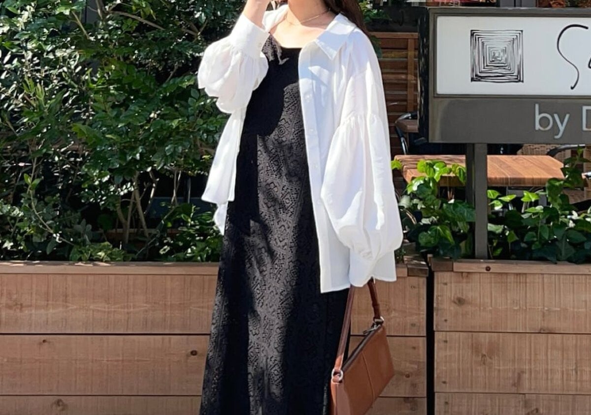 黒キャミワンピがやっぱ頼りになる～♡ラクなのに着痩せ効果大！おしゃれな人の着こなし5選