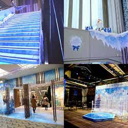 「アナ雪」体験型イルミ登場　氷の階段や城を再現／（C）Disney【モデルプレス】