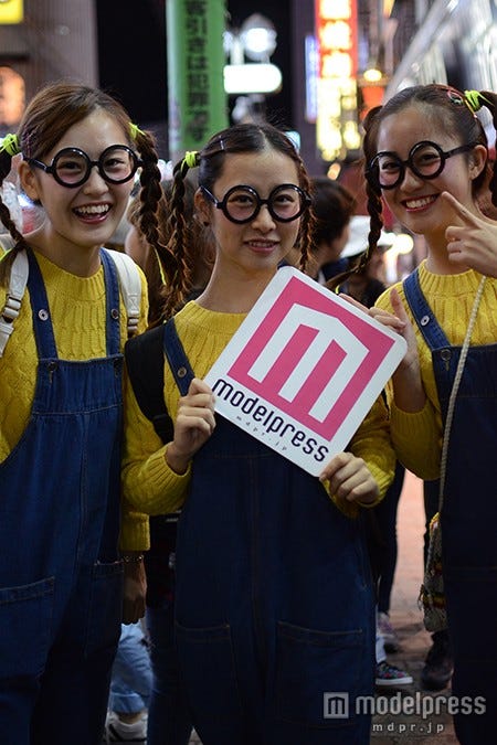 キュートなミニオンズ風コスが人気/渋谷スナップ