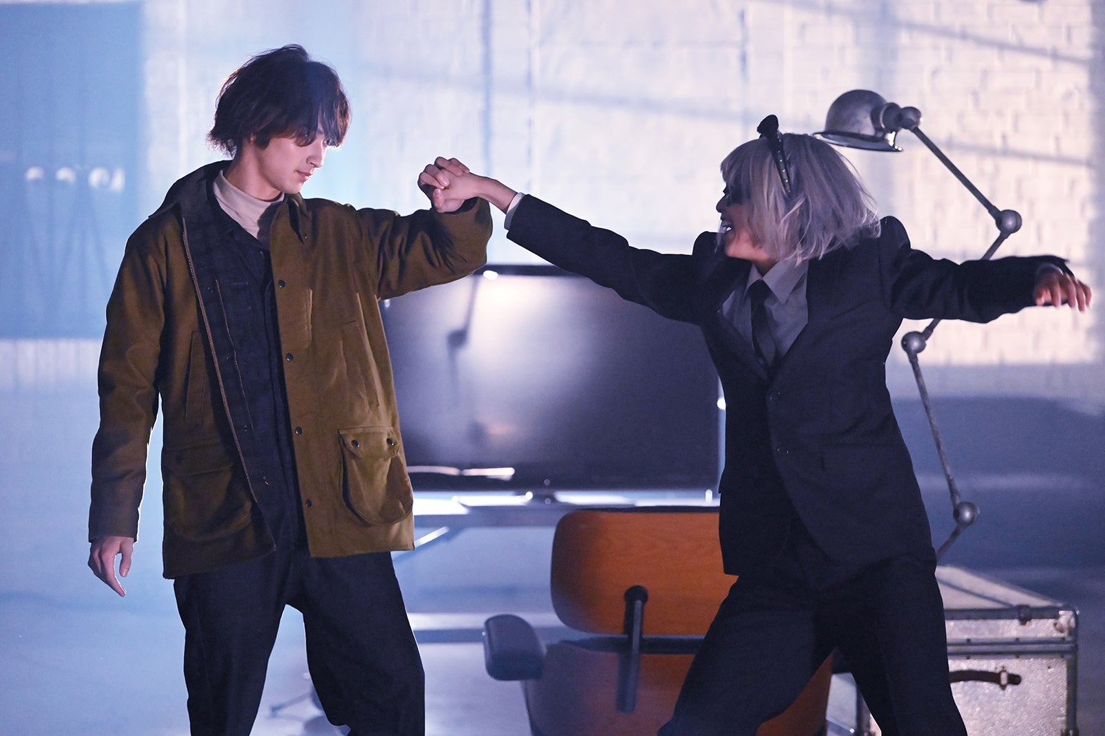 横浜流星、清野菜名／「シロでもクロでもない世界で、パンダは笑う。」より（C）日本テレビ