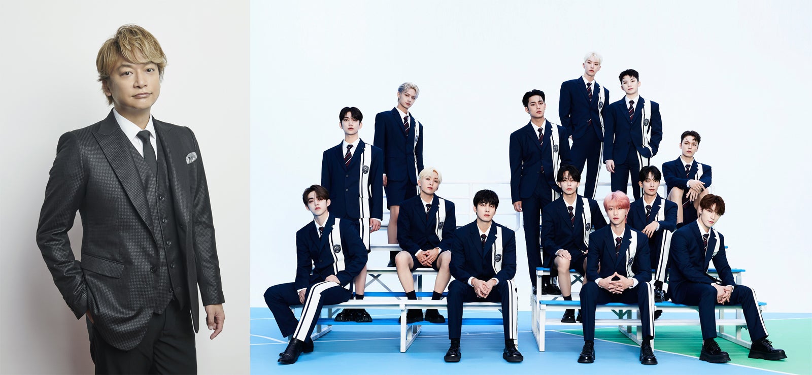 香取慎吾 ×SEVENTEENがコラボ発表　草なぎ剛主演「罠の戦争」主題歌に