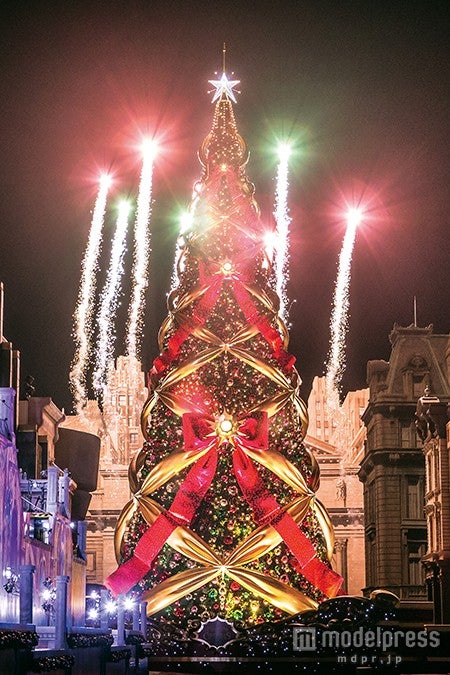 ギネス世界記録に認定された「世界一の光のツリー」／画像提供：ユニバーサル・スタジオャパン