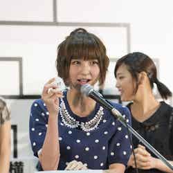 「AKB48 29thシングル選抜じゃんけん大会」でシード権を獲得した篠田麻里子（C）AKS