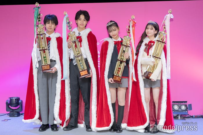 園山弥凪都くん、楢崎悠亮くん、ほのさん、なんりさん(C)モデルプレス