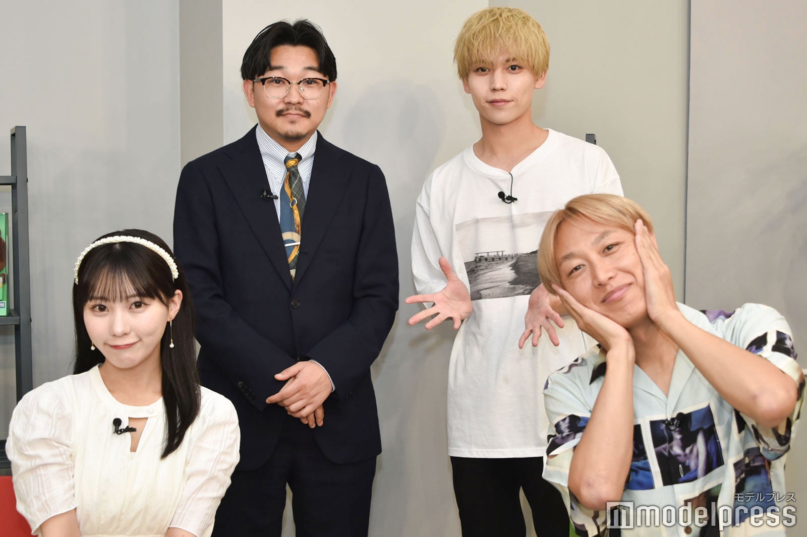 （上段左から）伊藤俊介、岩岡徹（下段左から）田中美久、お見送り芸人しんいち（C）モデルプレス