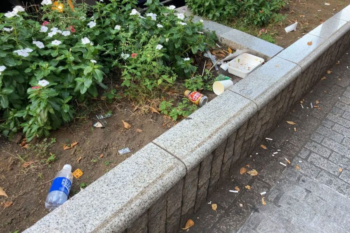 ハロウィン翌日の渋谷