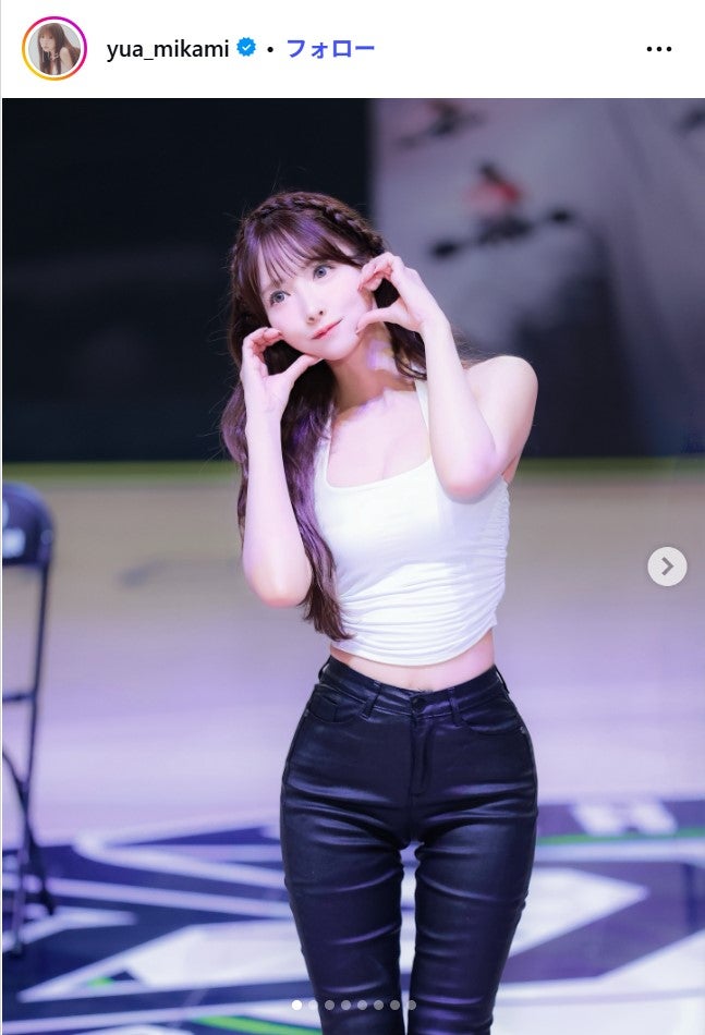 三上悠亜Instagramより